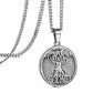 Silver Tree of Life Pendant Necklace Curb Chain N00458