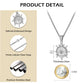 Anchor Compass Pendant Necklace Wheat Chain N00367