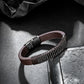 Leather And steel Bracelet B00654
