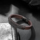 Leather And steel Bracelet B00654