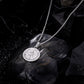 Compass Pendant Necklace Twisted Rope Chain N00499