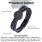 Compass leather bracelet for men B00739