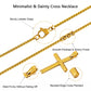 Gold Cross Necklace Wheat Chain N00343